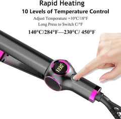 2-in-1 Hair Curler and Straightener