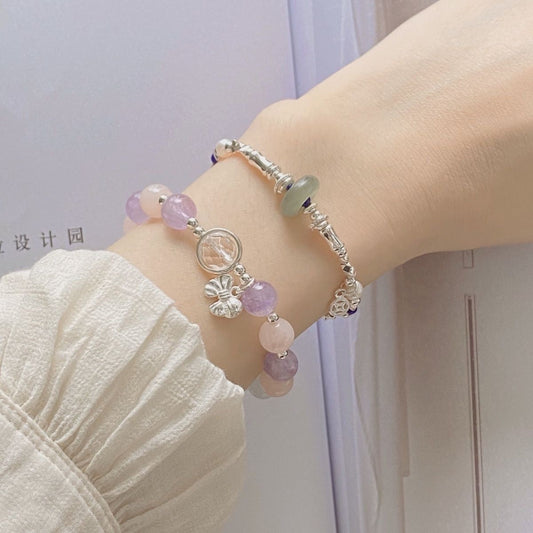 Butterfly Bracelet Female Ins Special-interest Design Gray Moonlight Bracelet