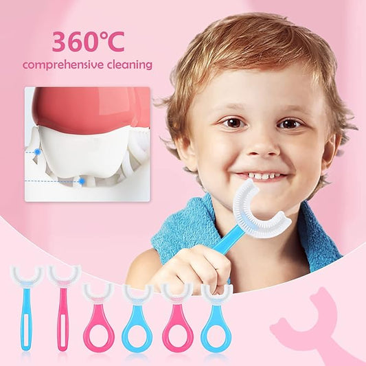 Kids U-Shaped Toothbrush (6 pcs )