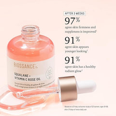 Biossance | Squalane + Vitamin C Rose Oil